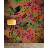 Digitaldruck-Tapete Funky birds 3 livingwalls (DD110186)