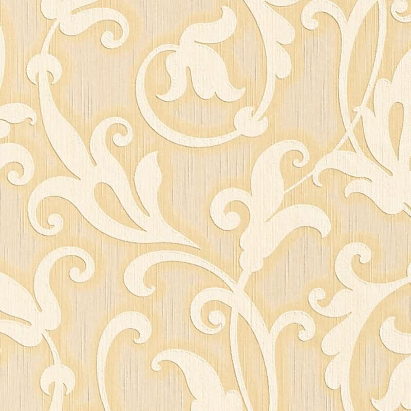 Tapete Gelb, Vanille Architects Paper Textiltapete (954902)