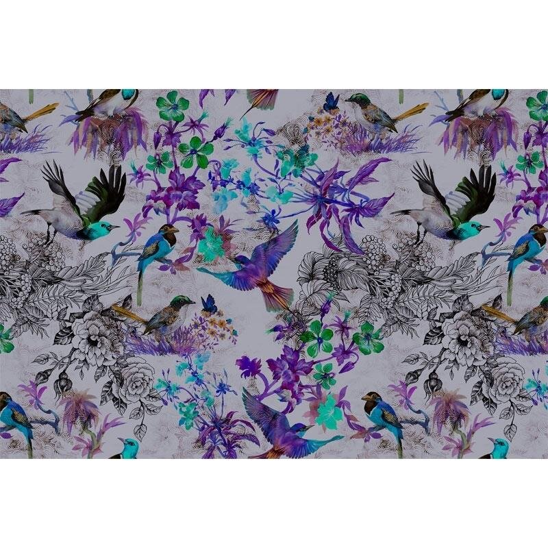 Digitaldruck-Tapete Funky birds 2 livingwalls (DD110181)