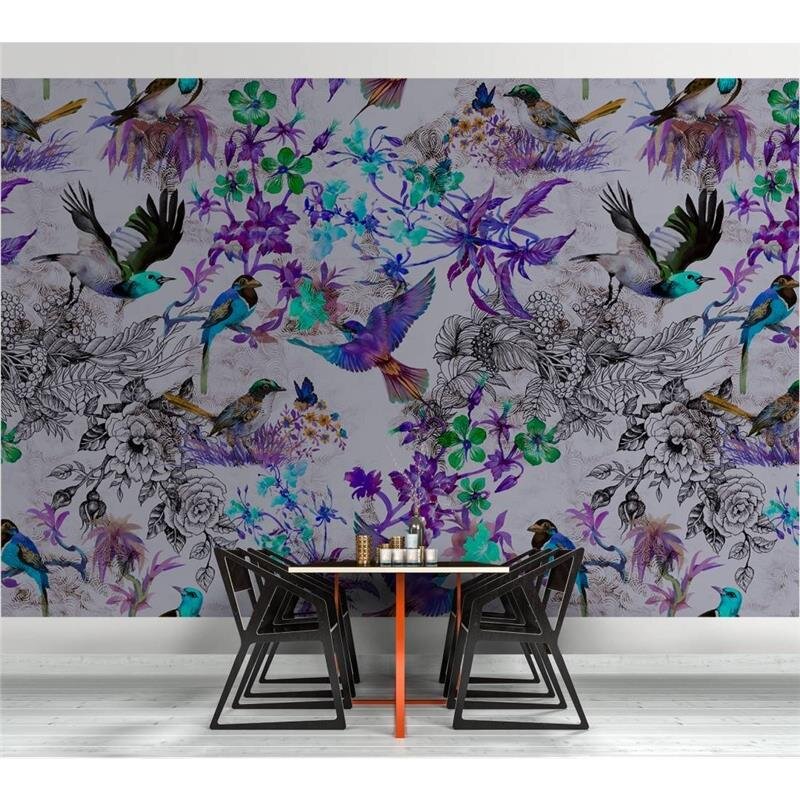 Digitaldruck-Tapete Funky birds 2 livingwalls (DD110181)