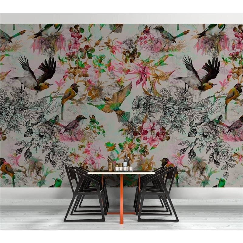 Digitaldruck-Tapete Funky birds 1 livingwalls (DD110176)