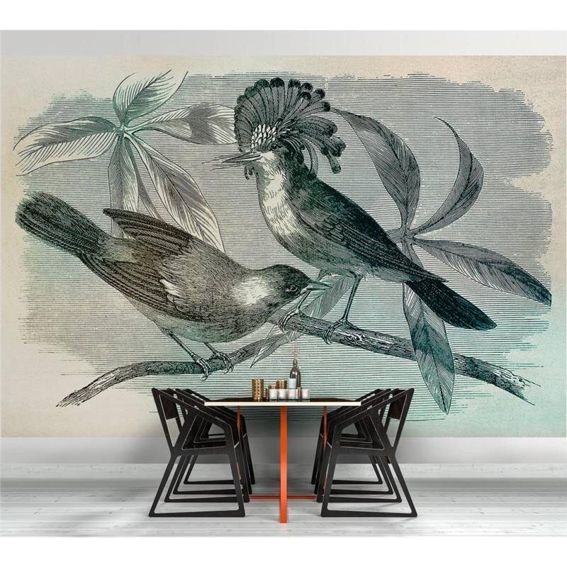 Digitaldruck-Tapete Vintage Birds 1 livingwalls (DD110431)