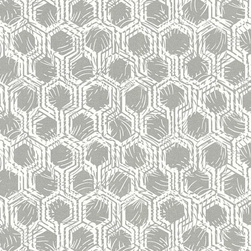 Tapete Grau, Silber, Weiß Architects Paper Vliestapete (333271)