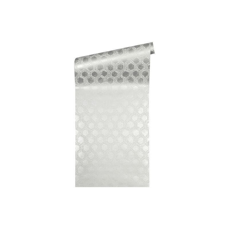 Tapete Grau, Silber, Weiß Architects Paper Vliestapete (333271)