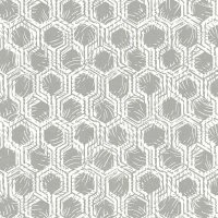 Tapete Grau, Silber, Wei&szlig; Architects Paper...