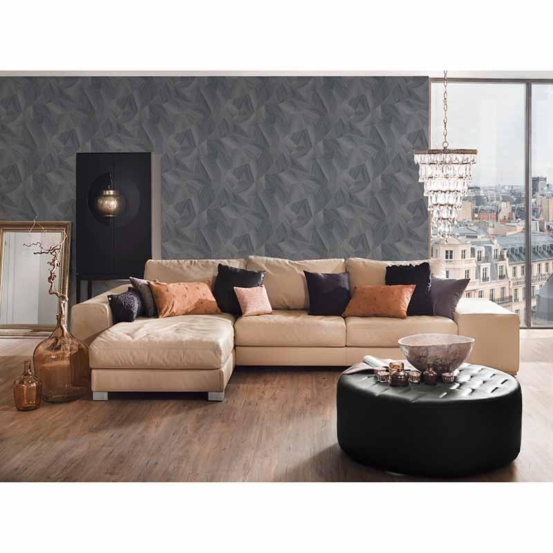 Tapete Grau, Silber, Schwarz, Anthrazit Daniel Hechter Vliestapete (361333)