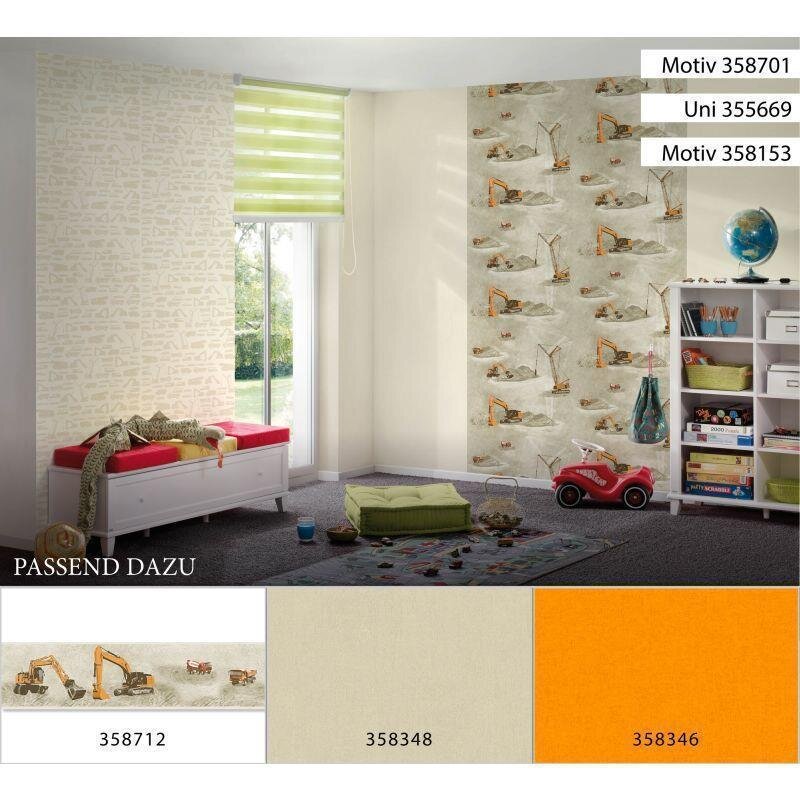 Bordüre Beige, Creme, Orange, Terrakotta AS-Creation Vlies (358712)