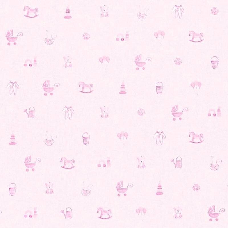 Tapete Pastellfarben, Rosa, Rose AS-Creation Vliestapete (358541)