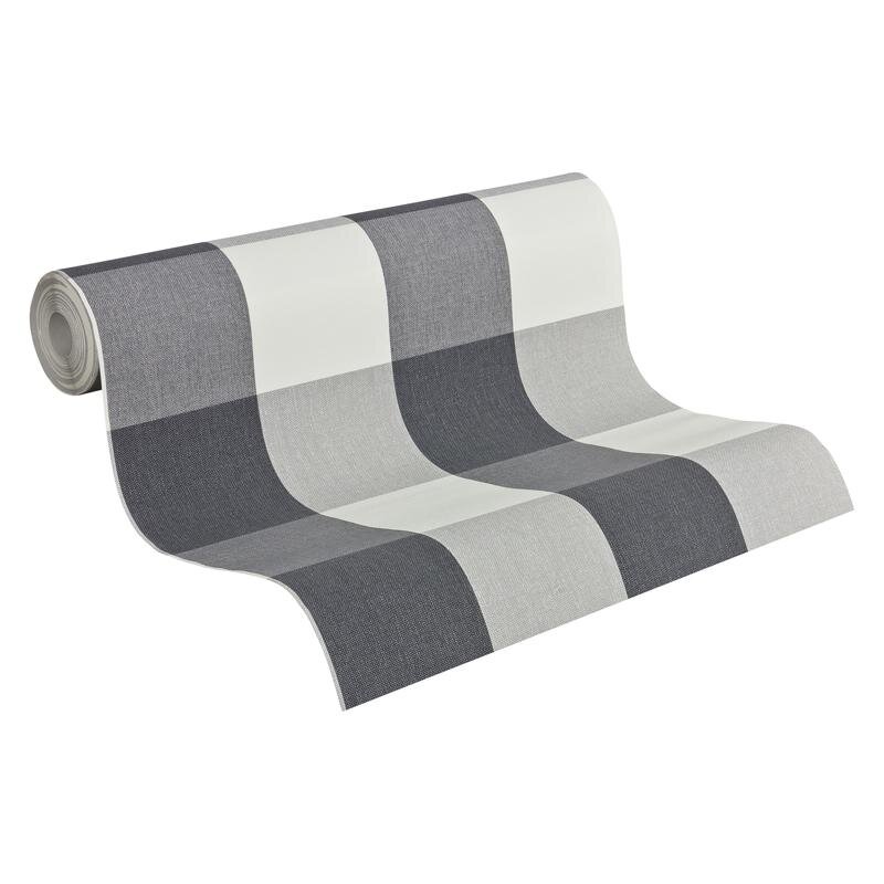 Tapete Weiß, Grau, Silber AS-Creation Vliestapete (206367)