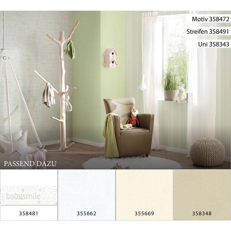 Bordüre Beige, Creme, Grau, Silber AS-Creation Vlies (358481)