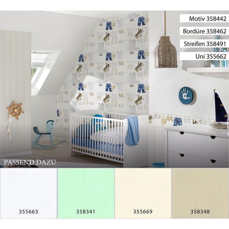 Bordüre Grau, Silber AS-Creation Vlies (358462)