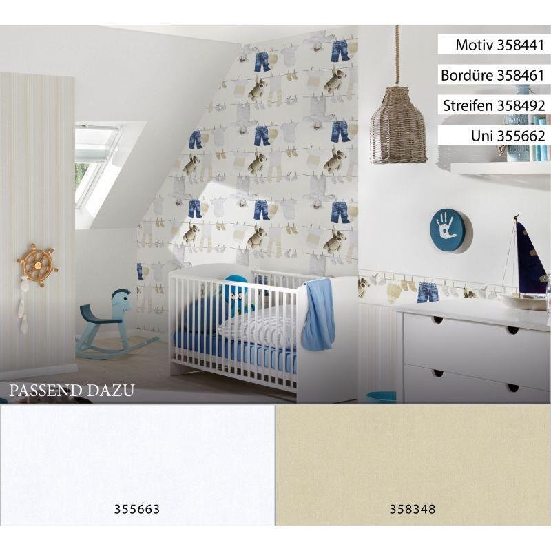 Tapete Grau, Silber, Weiß AS-Creation Vliestapete (358441)