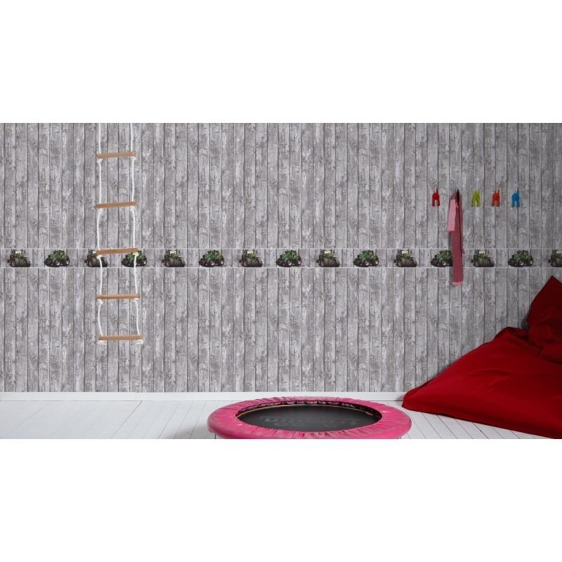 Bordüre Grau, Silber AS-Creation Vlies (358431)