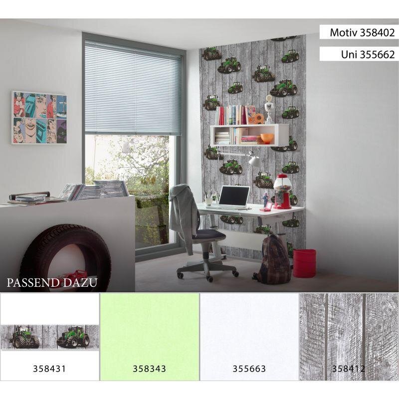 Bordüre Grau, Silber AS-Creation Vlies (358431)