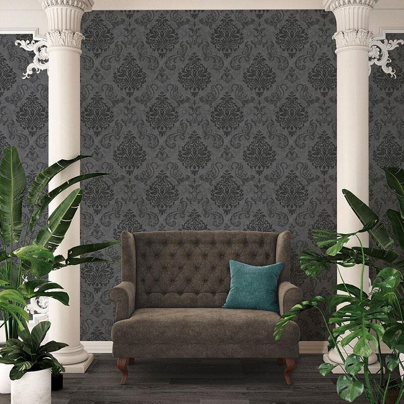 Tapete Grau, Schwarz AS-Creation Vliestapete (953723)