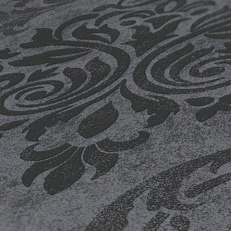 Tapete Grau, Schwarz AS-Creation Vliestapete (953723)