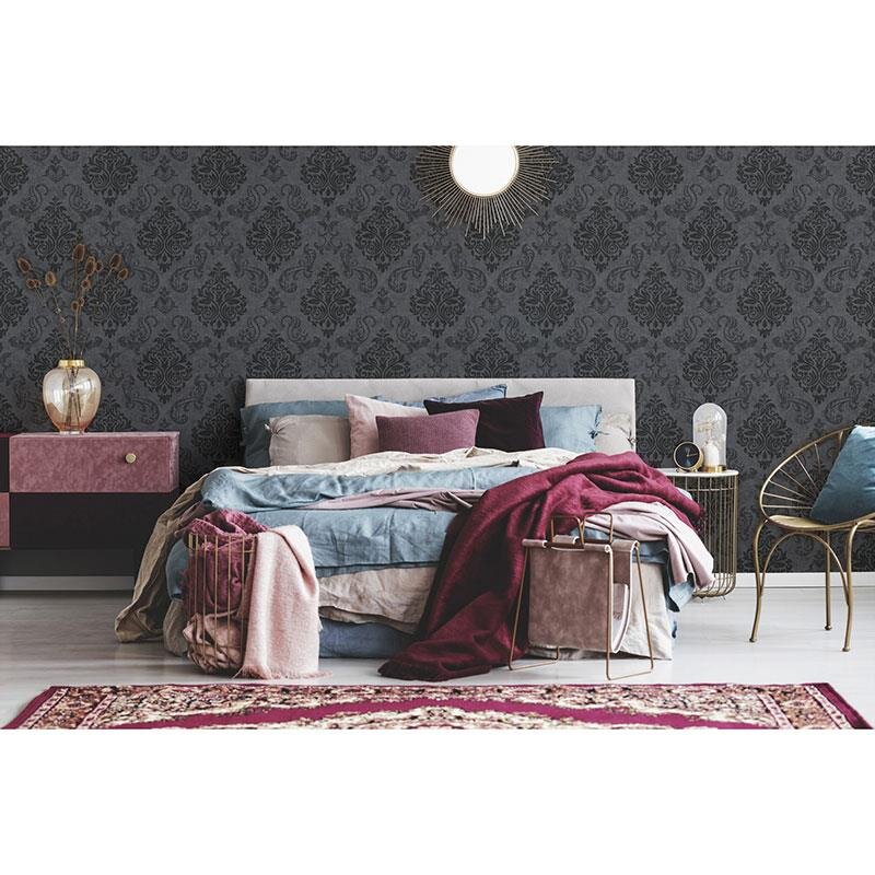 Tapete Grau, Schwarz AS-Creation Vliestapete (953723)