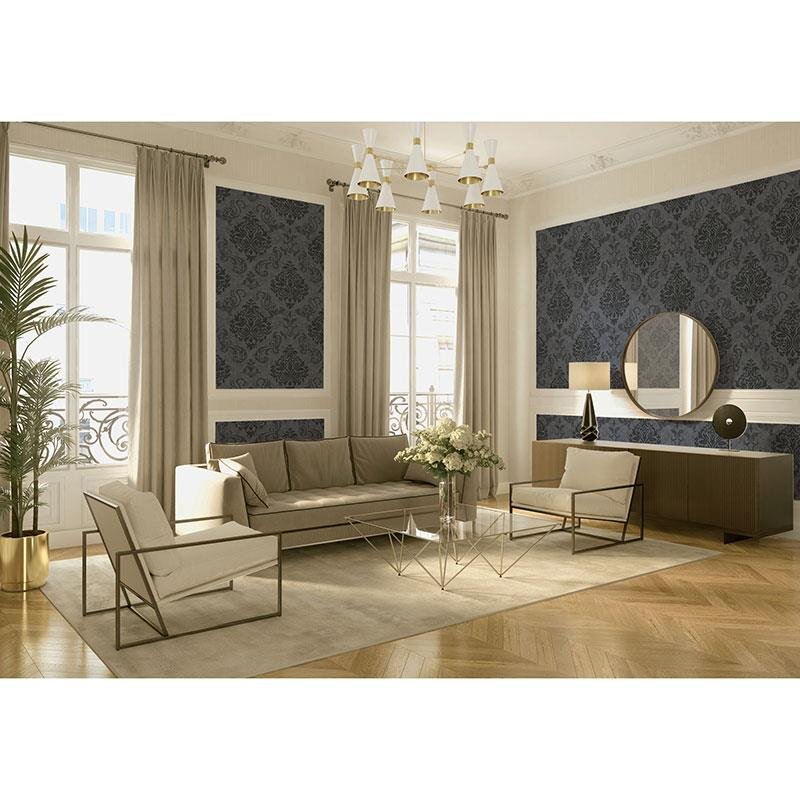 Tapete Grau, Schwarz AS-Creation Vliestapete (953723)