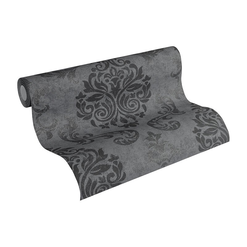 Tapete Grau, Schwarz AS-Creation Vliestapete (953723)