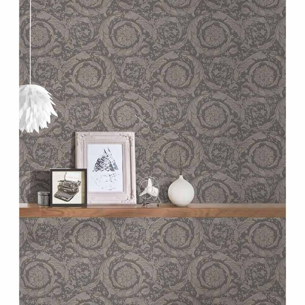 Tapete Grau, Silber VERSACE Vliestapete (935836)