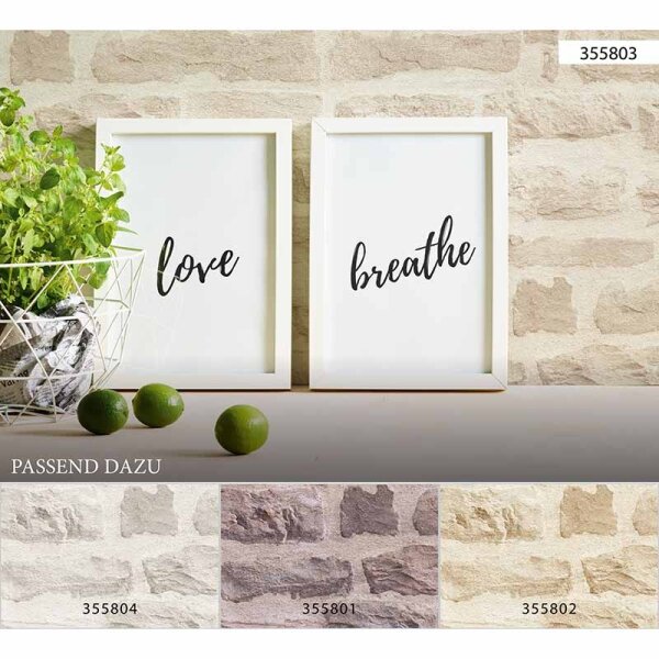 Tapete Beige, Creme AS-Creation Vliestapete (355803)