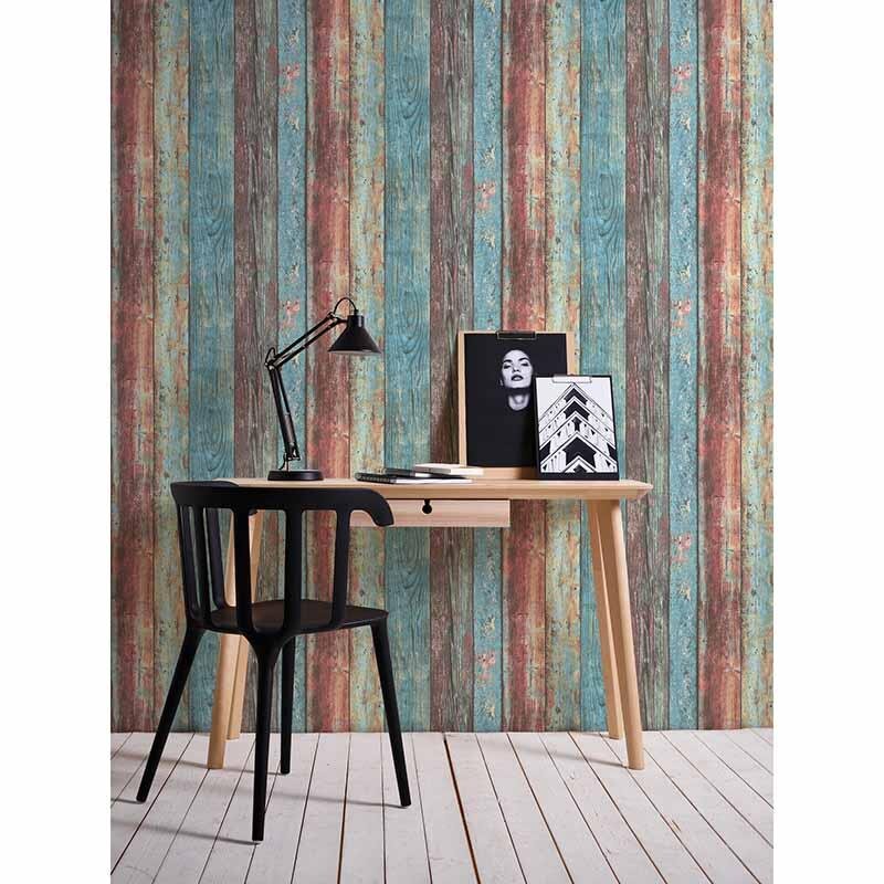 Tapete Blau, Bunt AS-Creation Vliestapete (307231)