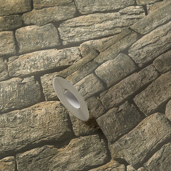 Tapete Braun, Grau, Silber SALE AS-Creation Vliestapete 307221