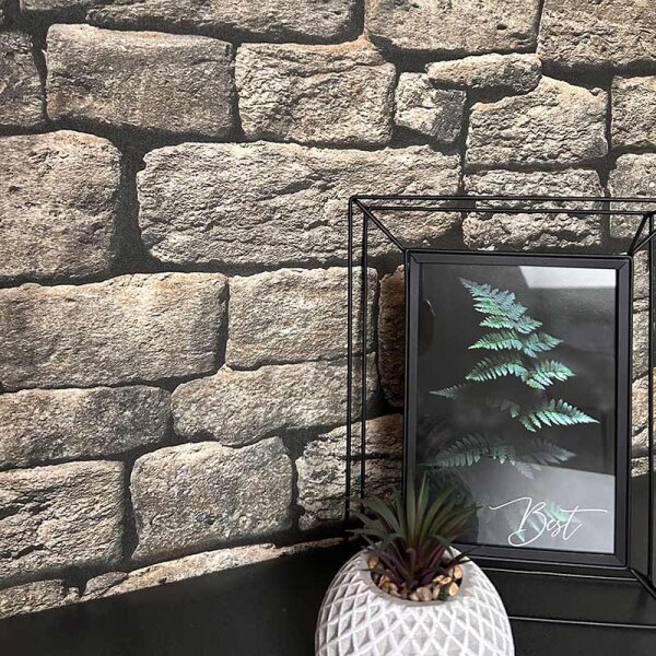 Tapete Braun, Grau, Silber SALE AS-Creation Vliestapete 307221