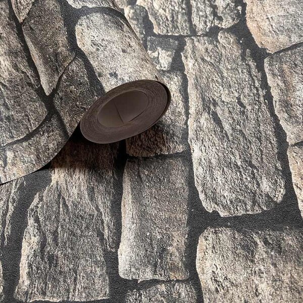 Tapete Braun, Grau, Silber SALE AS-Creation Vliestapete 307221