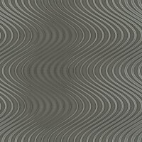 Tapete Grau, Silber, Schwarz, Anthrazit Luigi Colani...