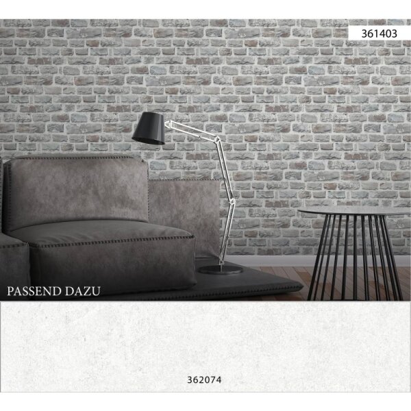 Tapete Grau, Silber, Weiß AS-Creation Vliestapete (362074)