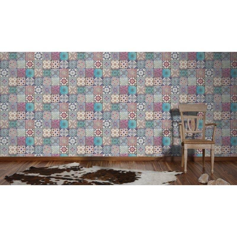 Tapete Blau, Lila, Flieder, Rosa, Rose AS-Creation Vliestapete (362051)