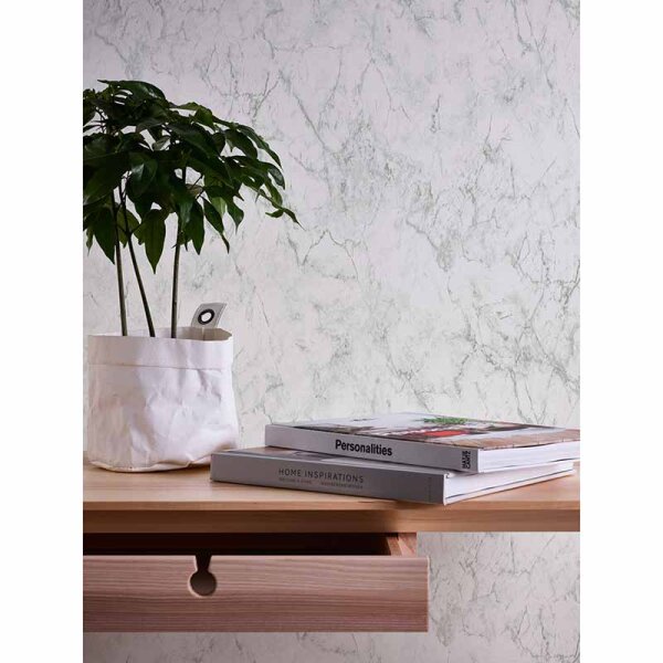 Tapete Grau, Silber, Weiß AS-Creation Vliestapete (361573)