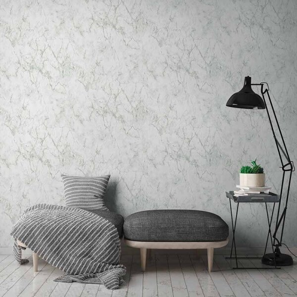 Tapete Grau, Silber, Weiß AS-Creation Vliestapete (361573)