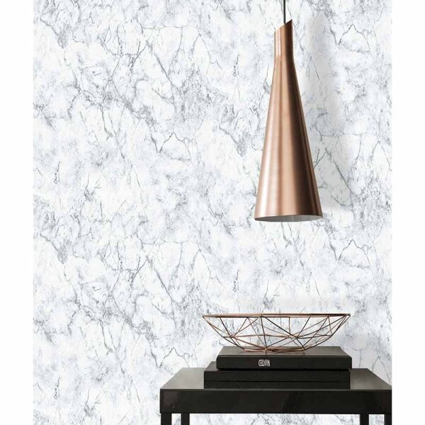 Tapete Weiß, Grau, Silber AS-Creation Vliestapete (361572)