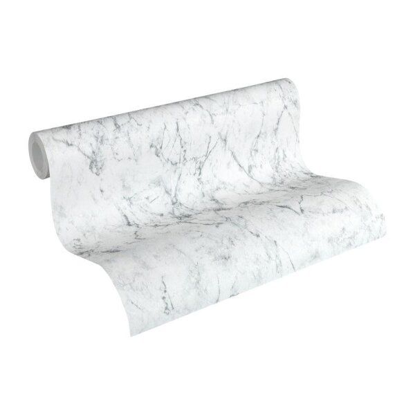 Tapete Weiß, Grau, Silber AS-Creation Vliestapete (361572)