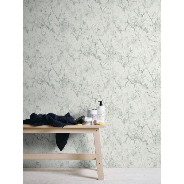 Tapete Weiß, Grau, Silber AS-Creation Vliestapete (361572)