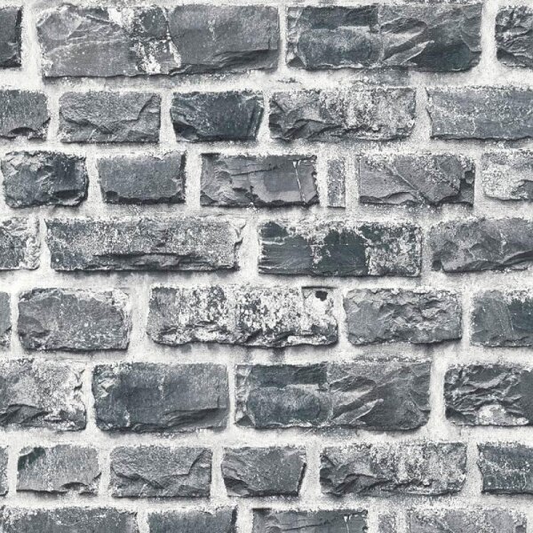 Tapete Grau, Silber, Schwarz, Anthrazit AS-Creation Vliestapete (361404)