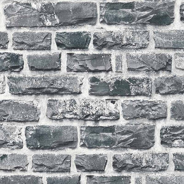 Tapete Grau, Silber, Schwarz, Anthrazit AS-Creation Vliestapete (361404)