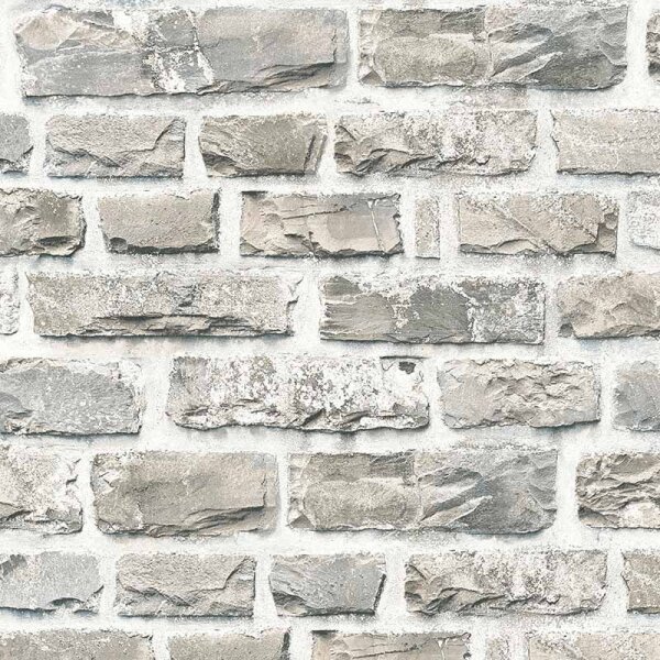 Tapete Beige, Creme, Grau, Silber AS-Creation Vliestapete (361402)