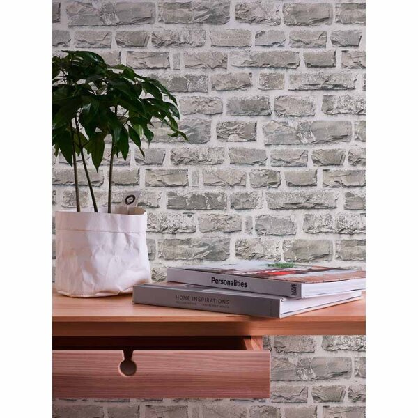 Tapete Beige, Creme, Grau, Silber AS-Creation Vliestapete (361402)