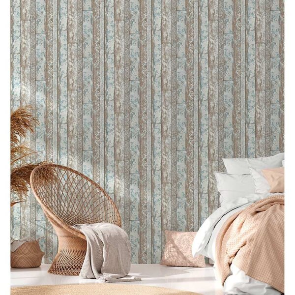 Tapete Weiß, Beige, Creme, Grau, Silber AS-Creation Vliestapete (361191)