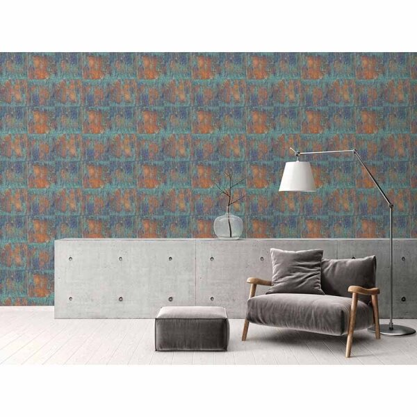 Tapete Blau, Grün AS-Creation Vliestapete (361181)