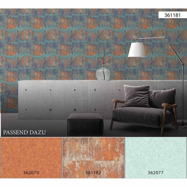 Tapete Blau, Grün AS-Creation Vliestapete (361181)