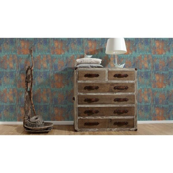 Tapete Blau, Grün AS-Creation Vliestapete (361181)