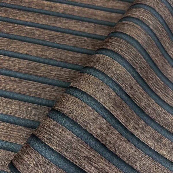 Tapete Holzpaneel Akustikpaneel Braun Dunkle Eiche (1040033)