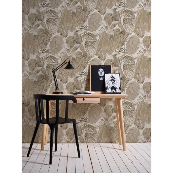Tapete Greige, Beige, Creme livingwalls Vliestapete (393551)
