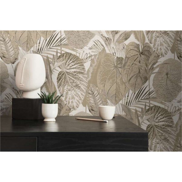 Tapete Greige, Beige, Creme livingwalls Vliestapete (393551)
