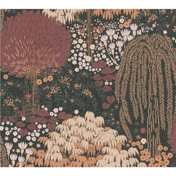 Tapete Orange, Schwarz livingwalls Vliestapete (393504)