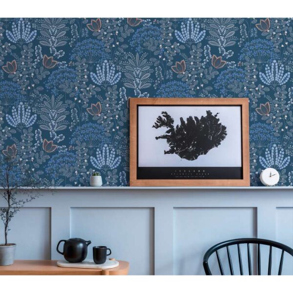 Tapete Blau livingwalls Vliestapete (393494)